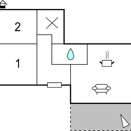 아파트 Two-bedroom In *